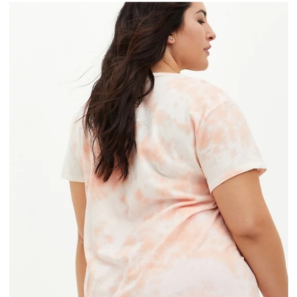 NWT Janis Joplin OrangeTie Dye Torrid Top Sz 0 - Picture 3 of 4